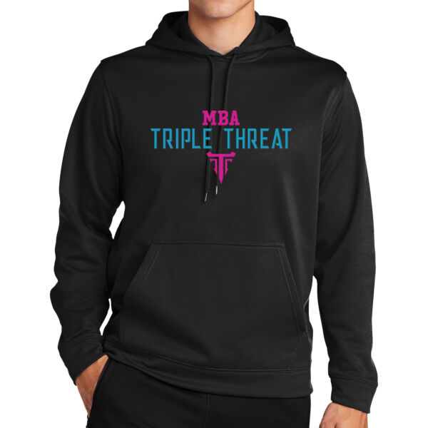 Triple Threat Basketball Fleece Hooded Pullover Thumbnail
