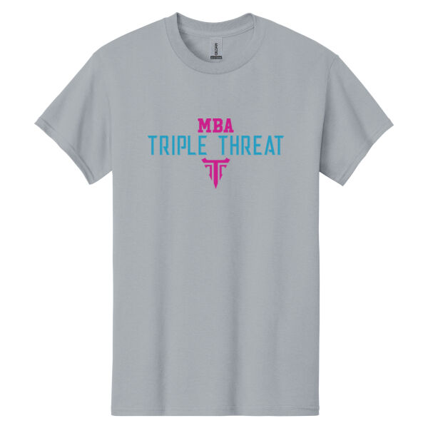 Triple Threat Basketball Heavy Cotton 100% Cotton T Shirt Thumbnail